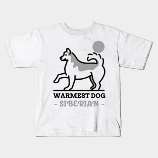 Warmest Dog - SIBERIAN Kids T-Shirt